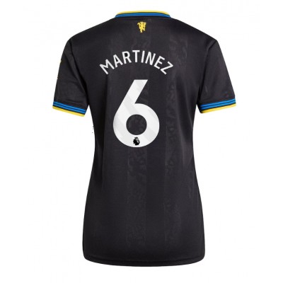Camiseta Manchester United Lisandro Martinez #6 Tercera Equipación Replica 2025-26 para mujer mangas cortas Camiseta Manchester United Lisandro Martinez #6 Tercera Equipación Replica 2025-26 para mujer mangas cortas